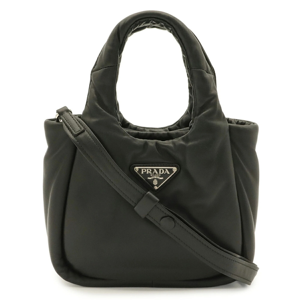 PRADA Prada handbag/shoulder bag, Nappa leather, NERO (black), 1BA359